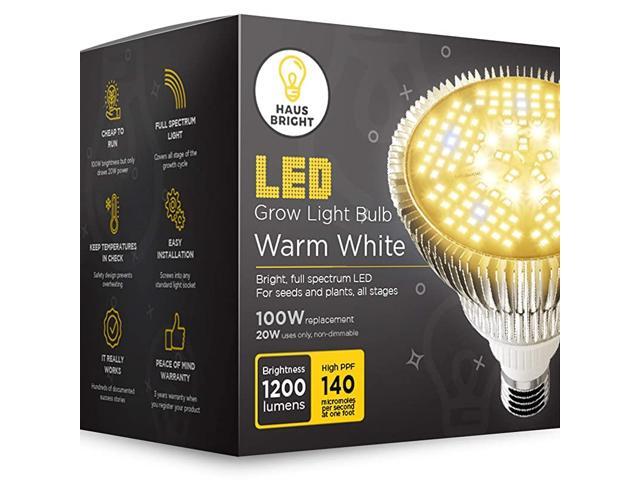 LED Grow Light Bulb for Indoor Plants Full Spectrum Lamp Seed Starting House Garden Vegetable Succulent Hydroponic Greenhouse amp Medicinal