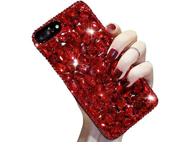 Diamond Case for Samsung Galaxy A30A20Aearl 3D Homemade Luxury Sparkle Crystal Rhinestone Shiny Glitter Full Clear Stones Back Phone Cover with