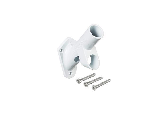TwoPosition Cast Iron White Flag Pole Bracket