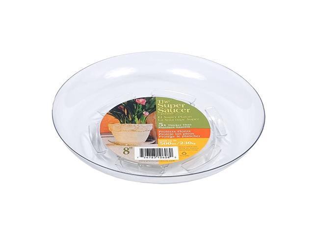 SS008 Super Saucer For Planter 8Inch Clear