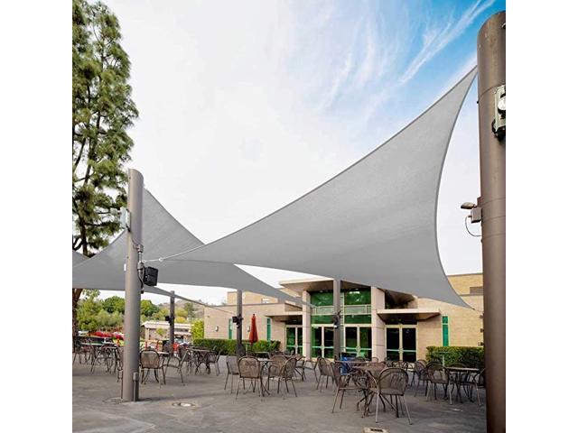 Right Triangle 5 x 9 x 103 Grey Custom Size Order to Make Sun Shade Sail RTAPT28 Canopy Mesh UV Block Triangle Commercial Standard Heavy Duty