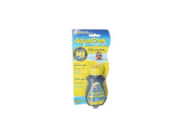 Chek Chek Yellow Test Strips Free Chlorine 50 Strips 1Pack