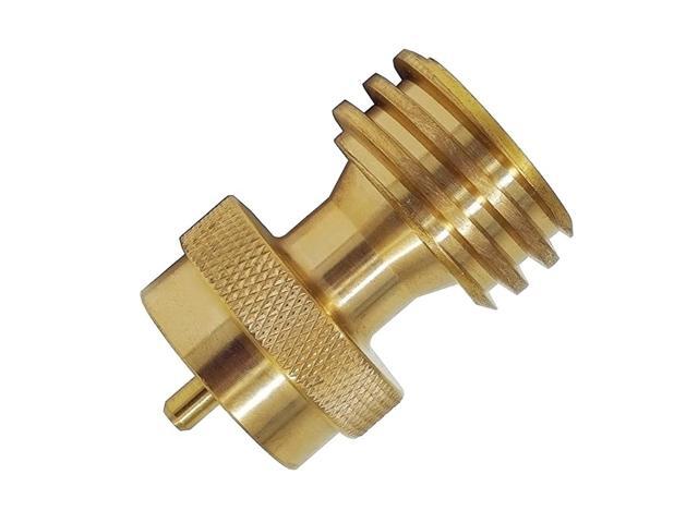 Steak Saver Adapter 1 lb to 20 lb Propane Tank Adapter for Disposable Throwaway Cylinder Converter Universal 1 Pound 164oz Disposable Small Bottle