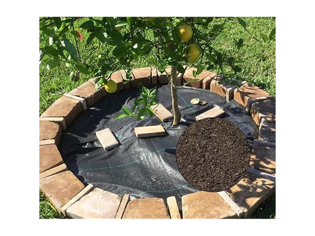 mpA Ground Cover 4oz Weed Barrier Landscape Fabric Durable amp Heavy Duty Weed Block Gardening Mat Easy Setup amp Superior Weed Control 2Pack 4ft x