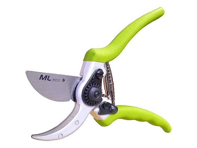 Bypass Shears Razor Sharp Professional Bypass Pruning Shears with Ergonomic Grip 8233
