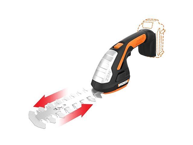 WG8019 20V Shear Shrubber Trimmer Bare Tool OnlyBlack and Orange