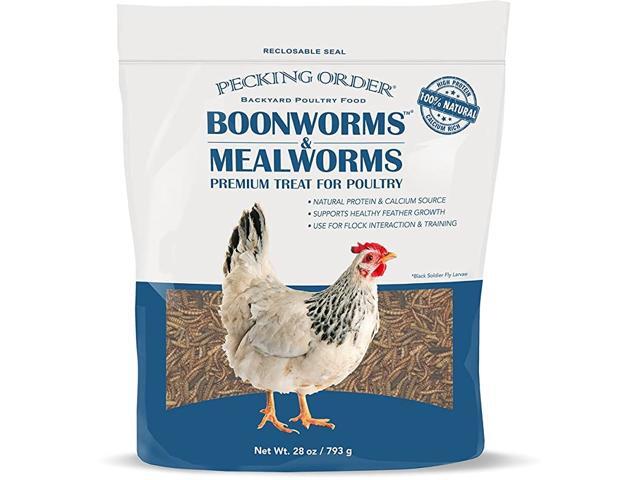 Boonworm Treats Dried Boonworms and Mealworms 28 oz