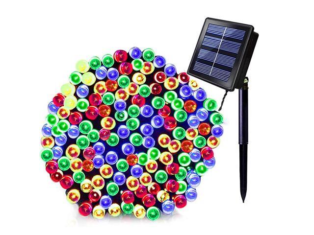 Solar Christmas Lights72ft 200 LED Outdoor String Lights8 Modes Solar Power String Lights Outdoor Lighting for Christmas House Lawn Garden Wedding