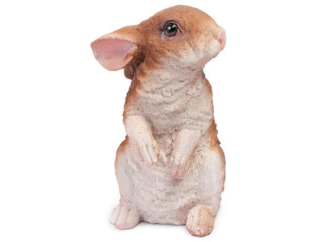 Easter Bunny Decor Statue for Home Garden Table 8 in Tall Natural Color