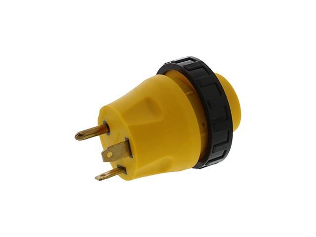 30 to 30 Amp RV Power Cord Male to Female 3Prong 125V AC Camper Generator Cable Adapter Electrical Converter Plug