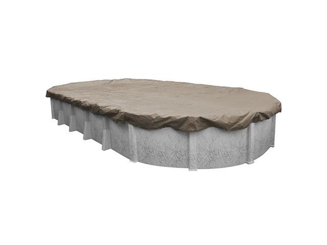 5715304 Sandstone Winter Cover for Oval Above Ground Swimming Pools 15 x 30ft Oval Pool