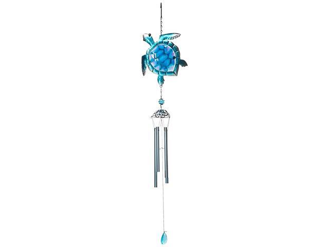 Turtle w Glass Wind Chime amp Home Decor