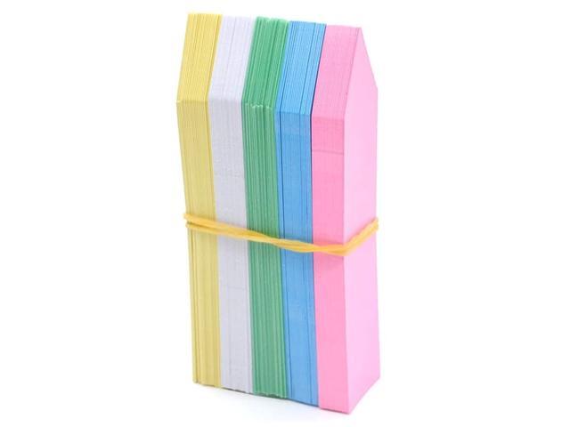 Pcs 5 Colors 2X10CM Plastic Waterproof Nursery Garden Stake Tags Plant Seed Garden Labels Pot Marker