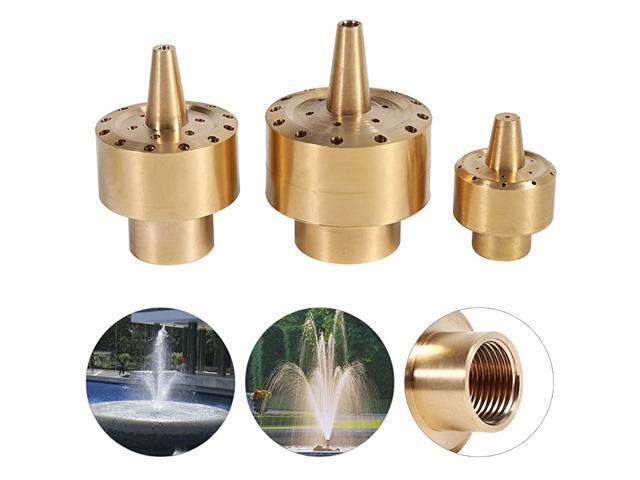 Nozzle Heads Brass Column Multi Direction Jet Pond Water Spray Sprinkler Head Garden Outdoor Decorations Accessories 14quot