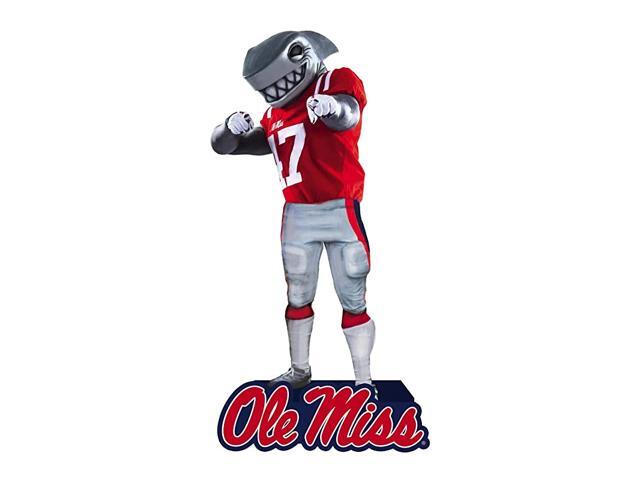 NCAA University of Mississippi Fun Colorful Mascot Statue 12 Inches Tall