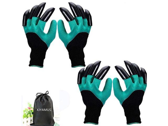 Genie Gloves Waterproof Gloves with Claw for Digging Planting Best ing Gifts for Women and Men Green2A
