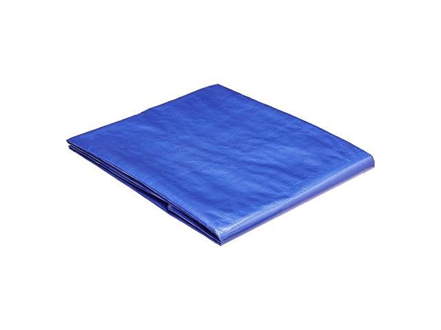 Multi Purpose Waterproof Poly Tarp Cover 6 X 8 FT 5MIL Thick Blue 15Pack