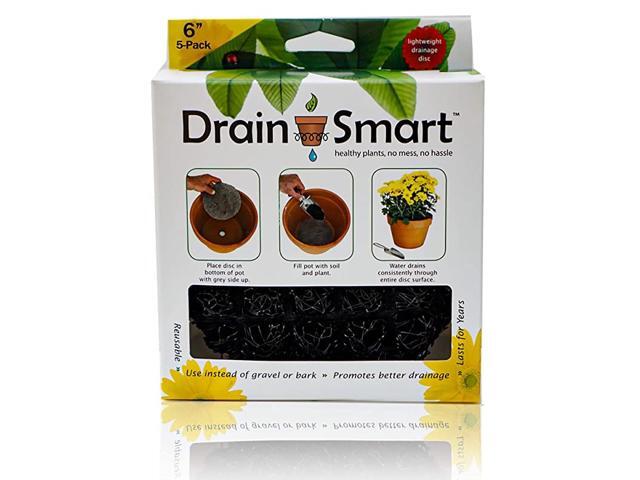 6 5Pack Drainage Discs Perfect for IndoorOutdoor Potted Plants Container Gardening Planter Liners Minimize Root Rot Made in The USA