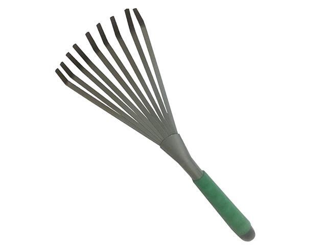 er 9 Tine Garden Rake Hand Rakes Fan Rakes for Kids