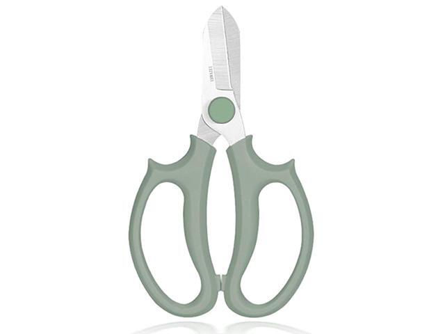 Flower Cutter ScissorsPremium Steel Hand Pruner Snip Trimming Tool for Garden Dark Green