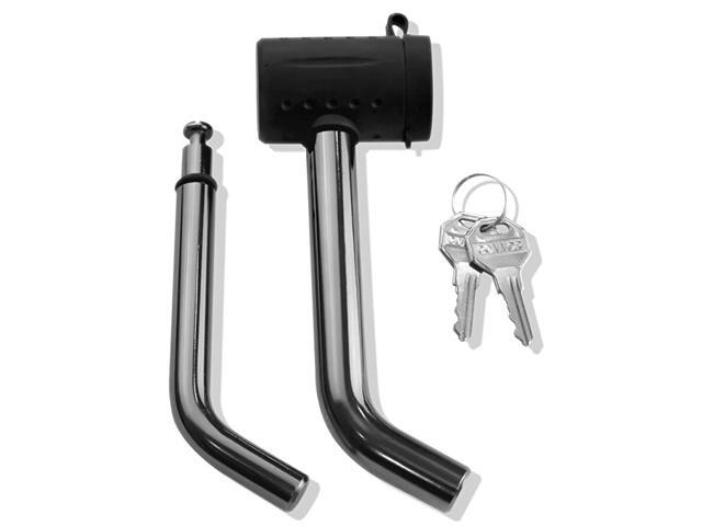 1615320 Black 12quot and 58quot Nickel Swivel Head Receiver Lock for Class IV New