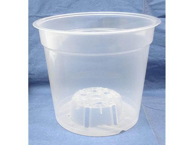 Plastic Pot for Orchids 6 inch Diameter Quantity 25