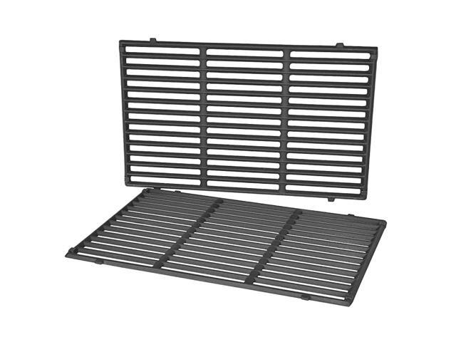 Cast Iron Cooking Grate for Weber Genesis II and Genesis II LX 300 Series Gas Grills Replacement Parts for Weber 66095 Set of 2
