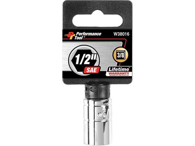 W38016 6-Point Socket 3/8' Drive 1/2'