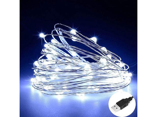 USB Starry Lights 328ft LED String Light 100 LEDs Fairy Light for Wedding Party Festival Home Decorations Bedroom Patio