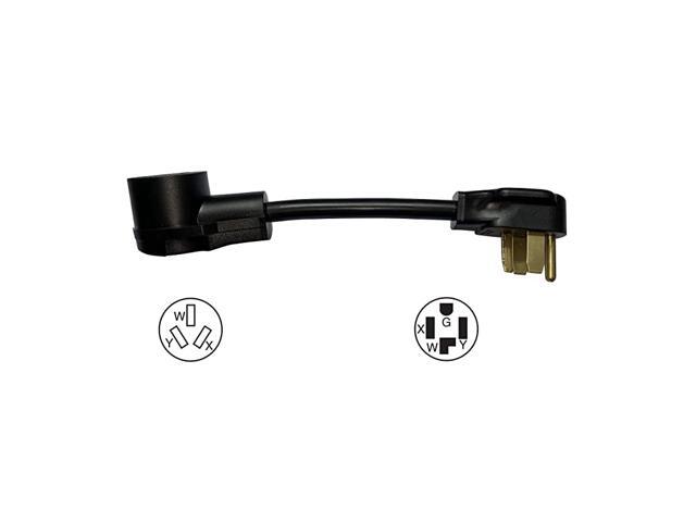 NEMA 1430P to 1050R 120V240V 30 Amp Welder Welding Dryer Power Cord Adapter Adaptor Connector Connecter