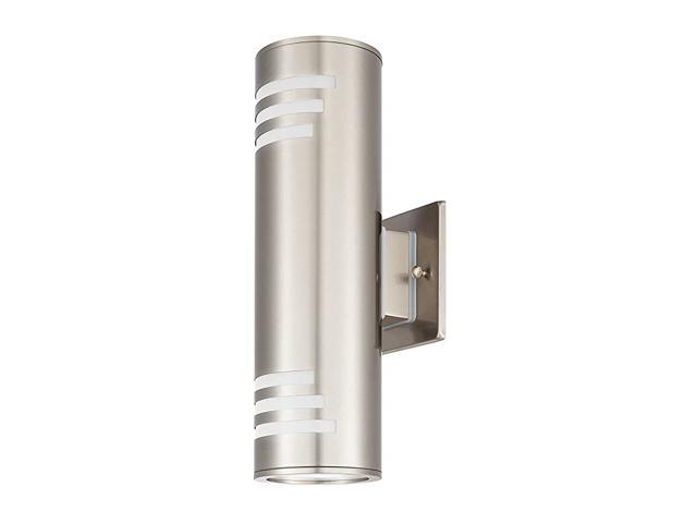 Outdoor Wall SconceUpDown Wall LightStainless Steel 304 and Toughened Glass MaterialE27WaterproofUL Listed