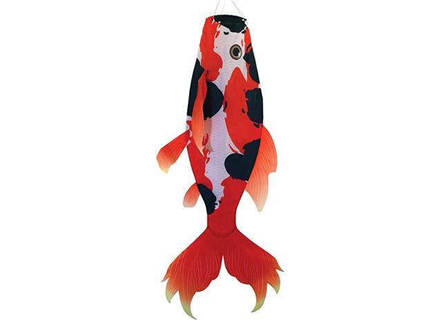 5117 Realistic Fish WindsockHanging Outdoor Decoration 48 Inches 48quot Red Koi