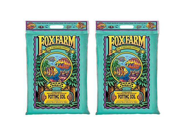 FX14053 Ocean Forest Organic Plant Garden Potting Soil Mix 12 Quarts 119 Lbs 2 Pack