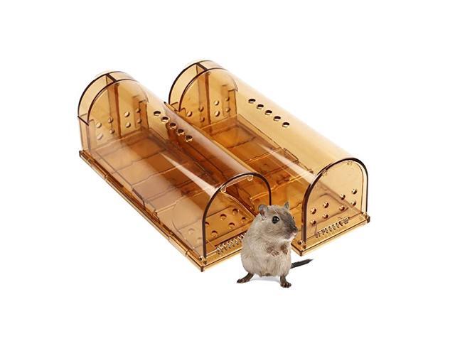 Humane Smart Mouse Trap That Work No Kill Mice Catcher Indoor Outdoor Small Mice Traps Live Catch and Release Easy to Set and Reusable Safe for