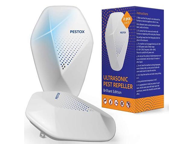 Pest Repeller Plug in 2020 New OutdoorIndoor Electronic Pest Repellent 2 Pack Get Rid of Rat Mouse Squirrel Bug Bee Cockroach Fly Spider Mosquito