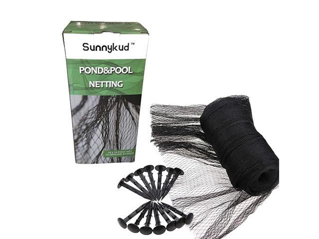 14x14 Protective Pond Netting Garden Mesh Netting KitPool and Pond Net with Extra Fine MeshCover for Leaves