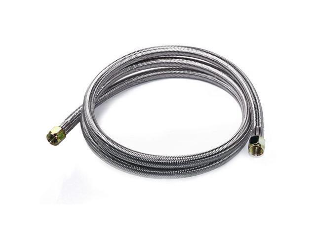 6 Feet Braided Stainless Propane Hose Assembly with Both 38quot Female Flare for RV Gas Grill Heater Fire Pit