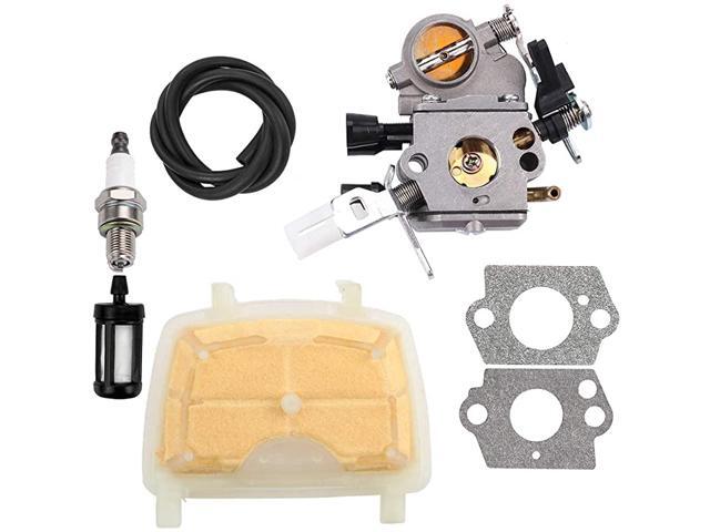C1QS121C Carburetor w Air Filter for STIHL MS171 MS181 MS211 MS 181 171 211 Gas Chainsaw Fuel Filter Spark Plug 1139 120 1602