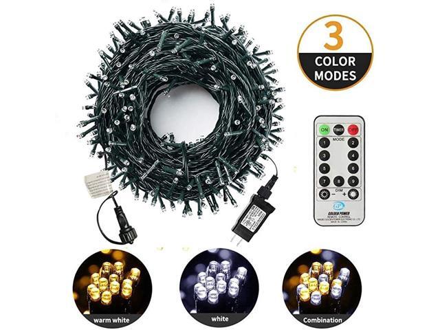 200 LED String Lights 82FT LED Color Changing White Warm White Fairy Lights Dimmable Christmas String Lights Outdoor with Remote amp Timer Warm