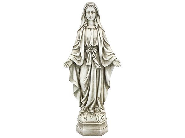 LY714288 Madonna of Notre Dame Garden Statue Medium Antique Stone