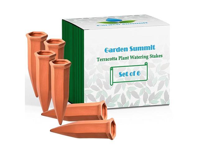 Plant Watering Stakes 6 Pack Set Self Irrigation Watering System Vacation Plant Waterer Garden Watering Spikes
