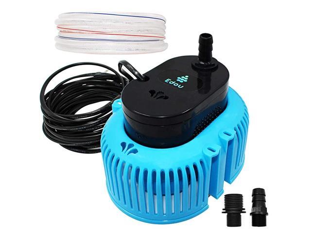 850 GPH Swimming Pool Cover Pump Above GroundIncluding 16 Drainage Hose and 3 AdaptersIdeal for Water RemovalBlue and Black