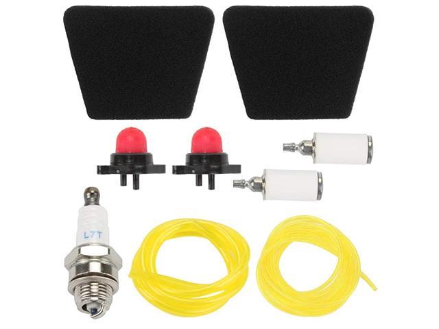 530037793 Air Filter with Fuel Filter Primer Bulb Spark Plug fit McCulloch Chainsaw 3210 3214 3216 3516 Poulan 530037793 1900 1900LE 1950 1950LE