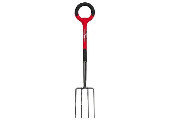 20311 PRO Ergonomic Stainless Steel Digging Fork Red