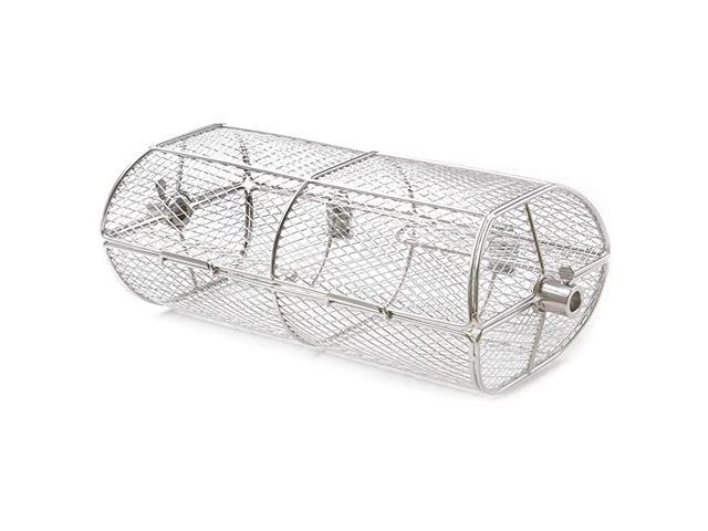 Universal Stainless Steel Rotisserie Grill French Fries Basket Fits for Any Gas Grill
