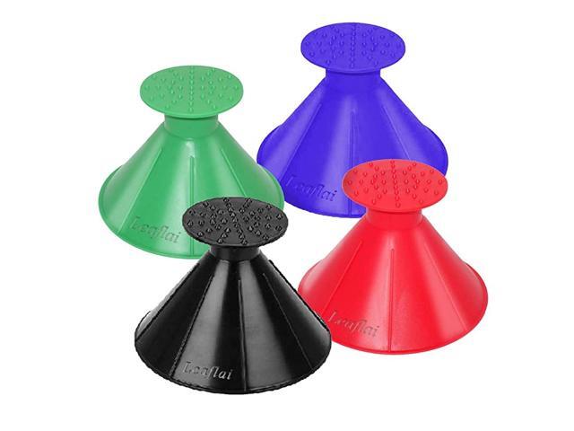 New Car Windshield Funnel Ice Scraper4Pack Portable ConeShaped Multifunctional Snow Remover Wiper2in1 Refueling and Deicing RemovalMagic Snow