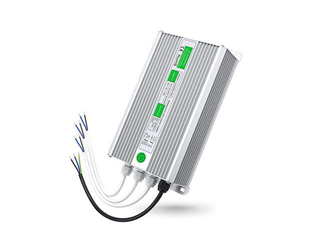 12V Power Supply 200W Waterproof IP67 LED Driver ACDC Adapter Converter AC 110~260V to DC 12 Volt 166A Low Voltage Transformer for Outdoor Lighting
