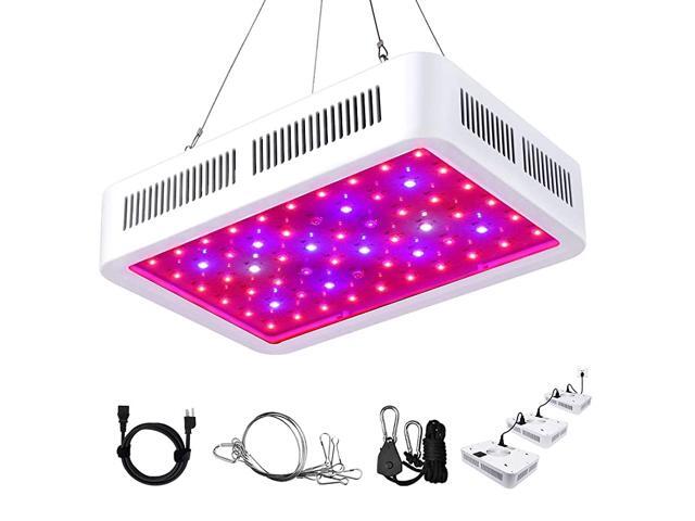 LED Grow Light 600W Grow Light Galaxyhydro Series Plant Lightfor Indoor Plants with IR Adjustable Rope Switch Daisy Chain Outlet Plant Grow Lamp