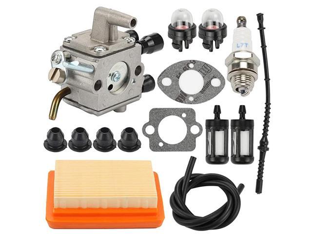 Replacement Carburetor with Air Filter Repower Kit for STIHL FS120 FS200 FS250 FS300 FS350 FR350 FR450 FR480 String Trimmer Carb Replace 4134 120