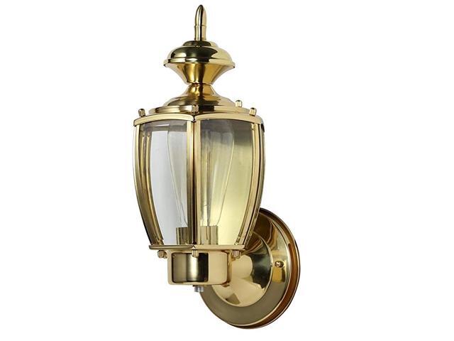 501486 Jackson 1 Light IndoorOutdoor Wall Light Solid Brass